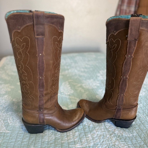 Vintage Corral Kats Westport C1971 leather tall boots - Picture 8 of 12